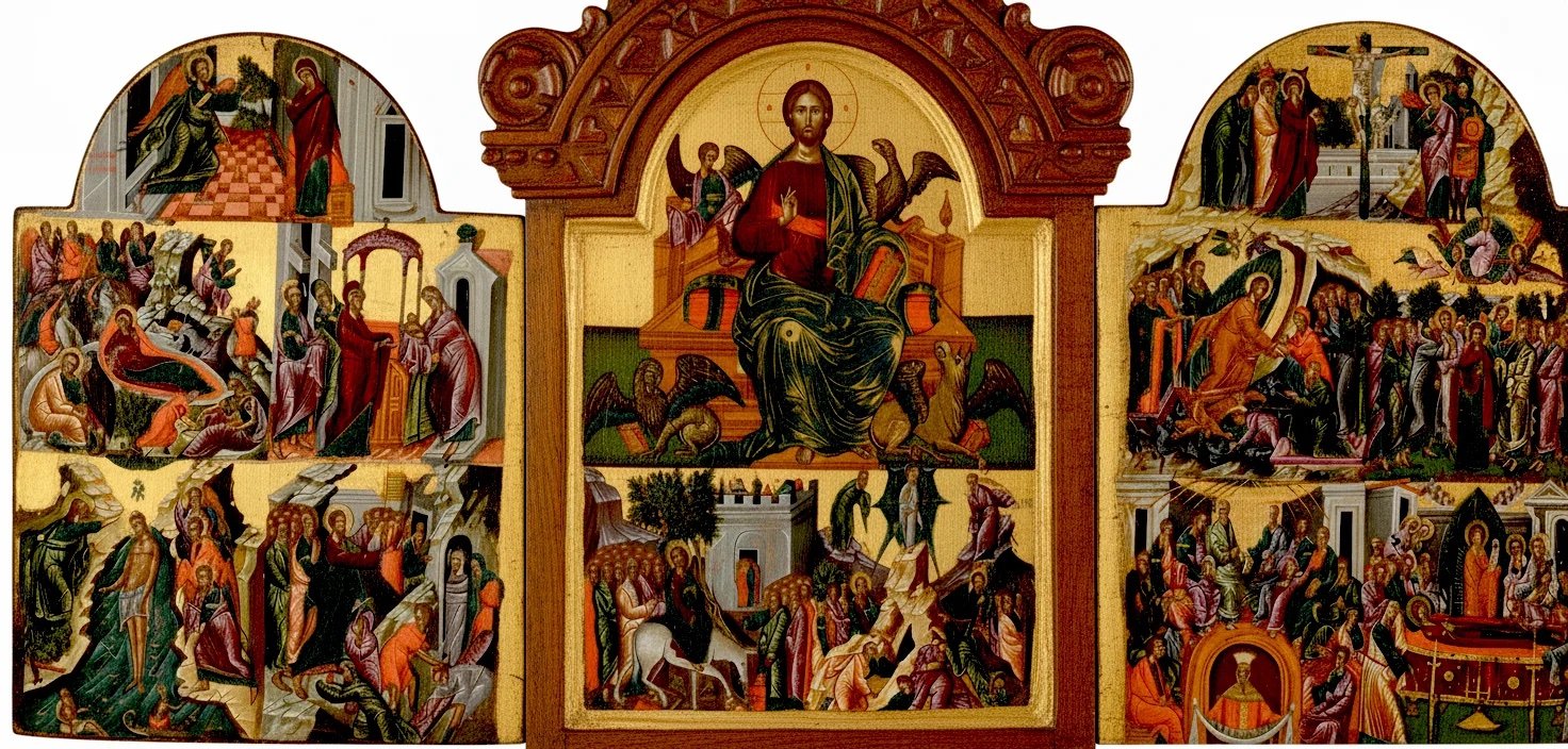 Triptych of the Twelve Feasts